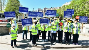 BAŞKENTLİ MİNİKLER TRAFİK DENETİMİNDE