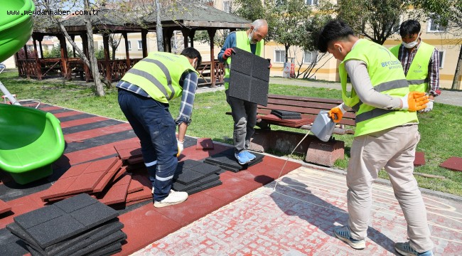 BEYLİKDÜZÜ'NDE BAHAR HAZIRLIĞI BAŞLADI