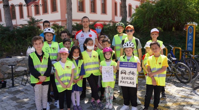 BİSİKLET KULLANICILARINA BİSİKLET BAKIMI  VE TEMEL BİSİKLET KÜLTÜRÜ ANLATILDI