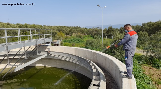 BURHANİYE'DE İLAÇLAMALAR SÜRÜYOR
