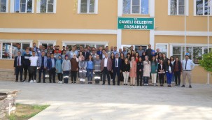 ÇAMELİ BELEDİYESİNDE BAYRAMLAŞMA MERASİMİ