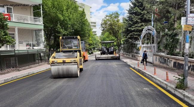 ÇANKAYA'DA ASFALT SEZONU BAŞLIYOR   