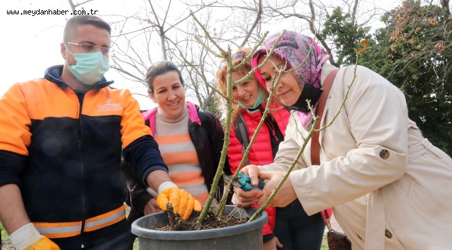 ÇANKAYALI BAHÇIVANLAR UYGULAMA ALANINDA 