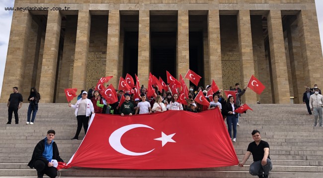 Çankırılı Çocuklar Anıtkabir'e Çıkarma Yaptı