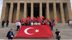 Çankırılı Çocuklar Anıtkabir'e Çıkarma Yaptı