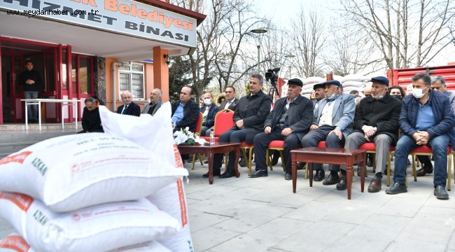 Çiftçilere Nohut Tohumu Desteği