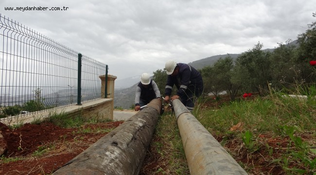 DÜĞÜNYURDU TOKİ KONUTLARININ SU İLETİM SORUNU ÇÖZÜLÜYOR