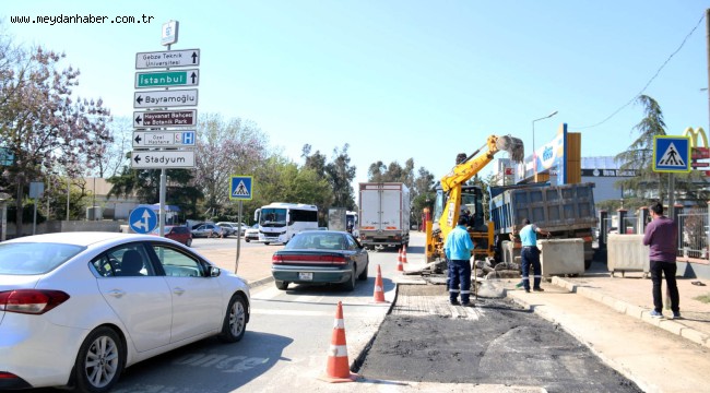 Gebze ve Çayırova'da yol onarımları yapıldı