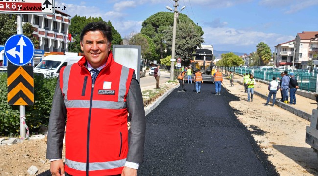 İnönü Bulvarı'nda BSK Sıcak Asfalt çalışmaları başladı ​​​​​​​