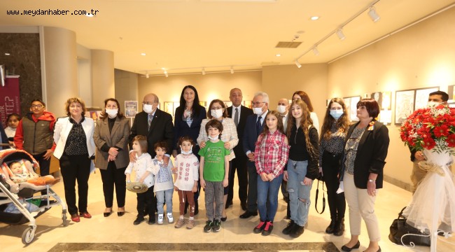 KARDEŞ ÜLKELER TÜRKİYE VE ROMANYA ÇOCUK RESİM SERGİSİ AÇILDI  