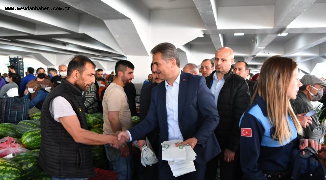 Mamak Belediye Başkanı Murat Köse Pazarın Nabzını Tuttu