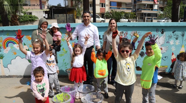 Menderes'te minik eller büyük hayaller çizdi