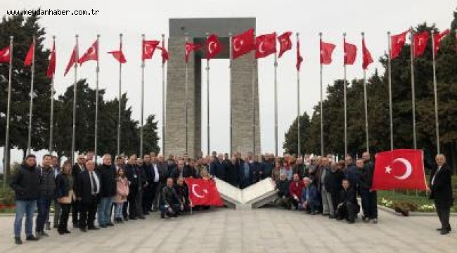 Şehit yakınları gaziler ve muhtarlar için Çanakkale gezisi