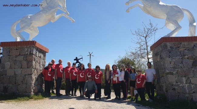 TURBELDAK Türkmen Şelalesinde Yürüyüşünü Gerçekleştirdi