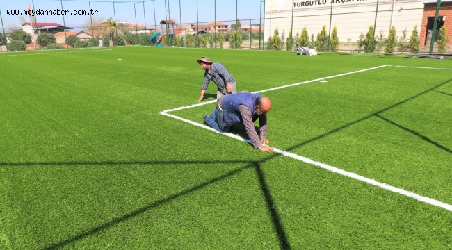 Turgutlu Belediyesinden Kırsal Mahallelere Yeni Spor Alanları