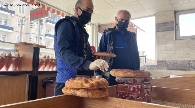 Zabıtadan pide ve gramaj denetimi