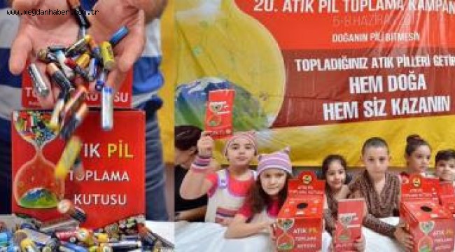 25. Atık Pil Toplama Kampanyası başlıyor