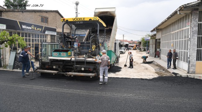 Altyapı sorunu giderildi sokaklar yeni asfaltına kavuştu