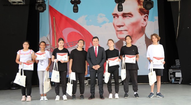 ATATÜRK'Ü ANMA  GENÇLİK VE SPOR BAYRAMI BODRUM'DA COŞKUYLA KUTLANIYOR