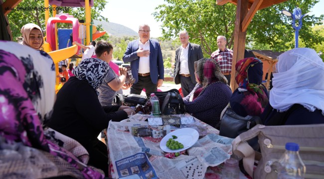 BAŞKAN ÇERÇİ KÖY HAYIRLARINDA VATANDAŞLARLA BULUŞTU