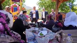 BAŞKAN ÇERÇİ KÖY HAYIRLARINDA VATANDAŞLARLA BULUŞTU