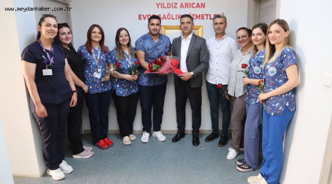 Başkan Kayalar'dan hemşirelere ziyaret