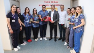 Başkan Kayalar'dan hemşirelere ziyaret