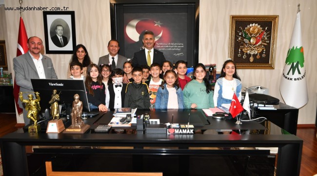 Başkan Murat Köse Çocukları Makamında Ağırladı