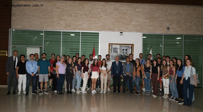 Başkan Selvitopu genç meslektaşlarını ağırladı 