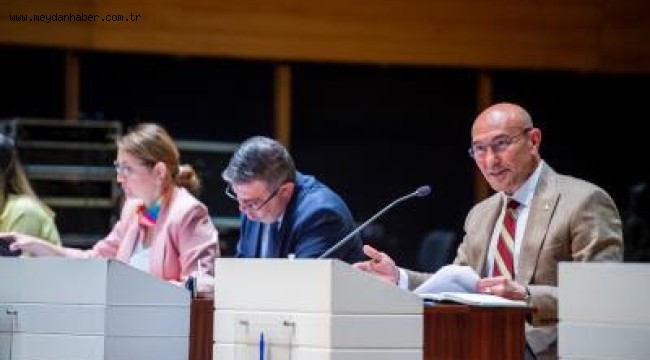  Başkan Soyer İZSU Genel Kurulu'nda rakamlarla açıkladı