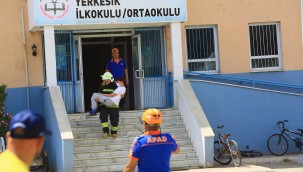 Büyük Orman Yangını Tatbikatında Büyükşehir Belediyesi Yerini Aldı