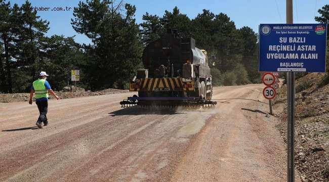 Büyükşehirden yeni model asfaltlama