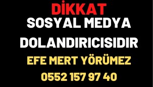 DİKKAT 0552 157 9740 SOSYAL MEDYA DOLANDIRICISIDIR