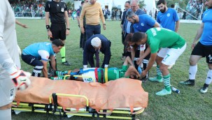 Futbolcuya İlk Müdahale Başkan Gürün'den