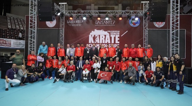 GAZİANTEP BÜYÜKŞEHİR EV SAHİPLİĞİNDE DÜZENLENEN AVRUPA BÜYÜKLER KARATE ŞAMPİYONASI'NDA MİLLLİ TAKIMDAN TARİHİ REKOR