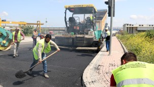 Gebze Oto Sanayi'nin alternatif girişine asfalt