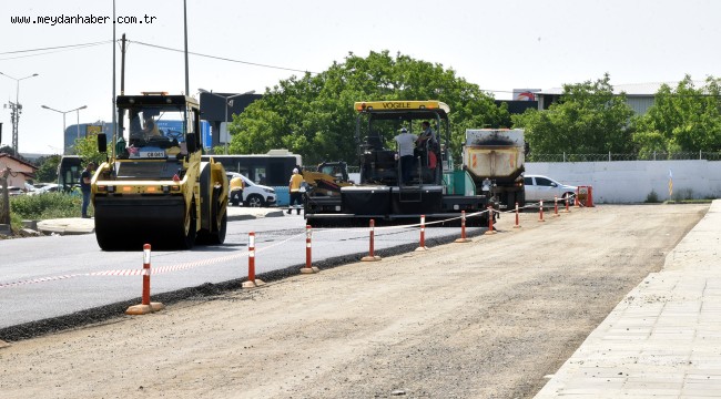 Havaların Isınmasıyla Asfalt Serim Çalışmaları Hızlandı