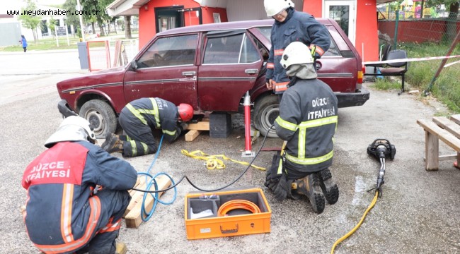 İTFAİYE MÜDÜRLÜĞÜNDEN HİZMET İÇİ EĞİTİM