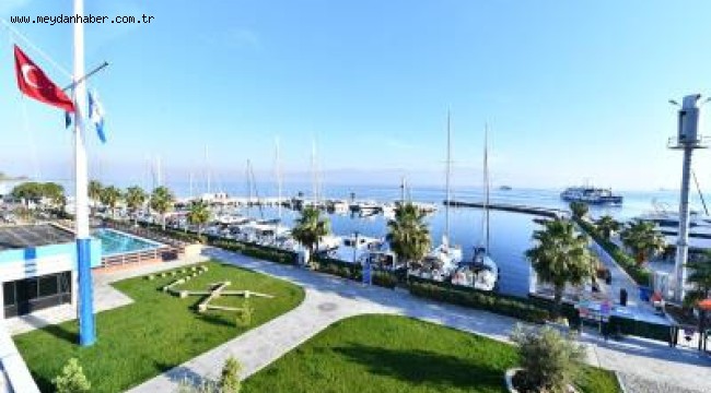 İzmirlilerin gözdesi mavi bayraklı "İzmir Marina"