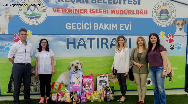 Keşan Belediyesi can dostlar için köprü oldu