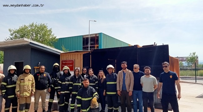 Kocaeli İtfaiyesinden İtfaiyecilik Öğretmenlerine eğitim