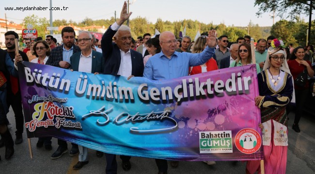 Kötekli Gençlik Festivali Gençlik Yürüyüşü ile Başladı