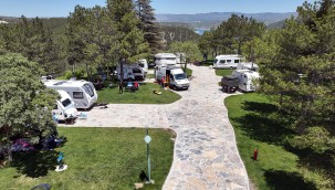 KURTBOĞAZI BARAJI KARAVAN PARKI ZİYARETÇİ AKININA UĞRUYOR