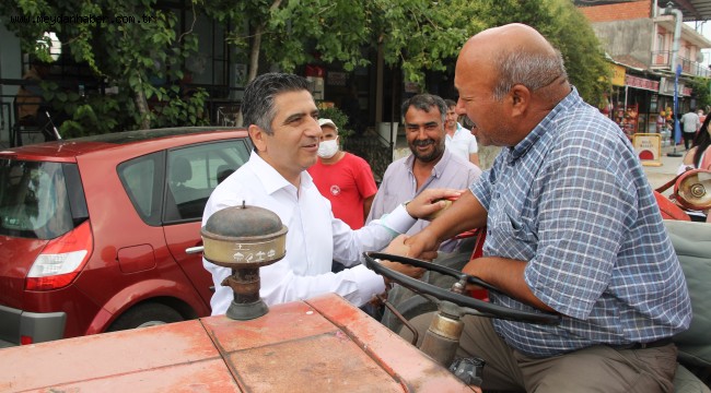 Menderes Belediyesinden çiftçiye destek