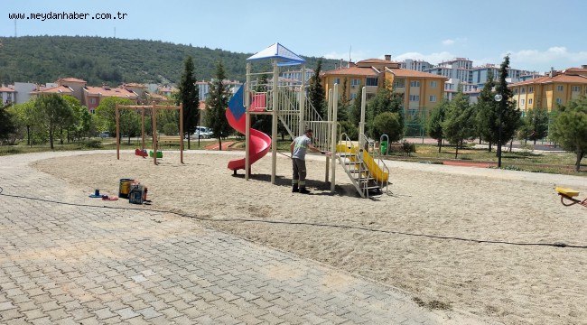 Menteşe'de Parklar Yenileniyor