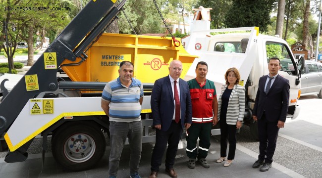 Menteşe'ye Hafriyat ve Moloz Atıkları İçin Özel Araç