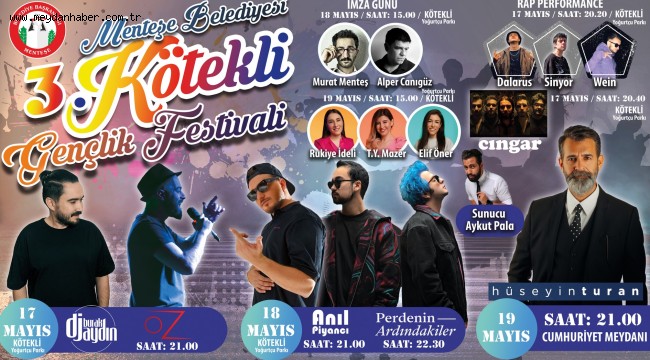 Muğla'da 19 Mayıs Bayramı Kötekli Gençlik Festivali ile kutlanacak