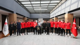 SEMTİN TAKIMI BAŞKANI ZİYARET ETTİ