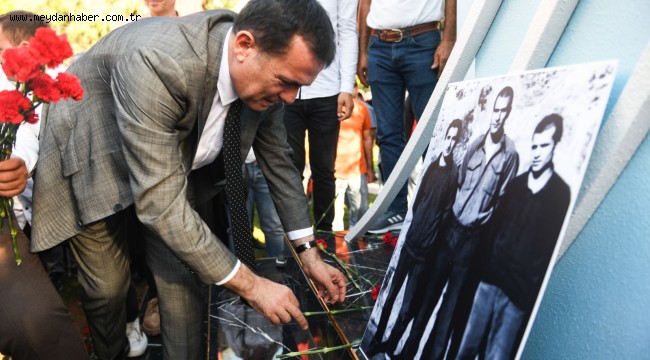 Üç Fidan Anıtı Yenişehir'de açıldı