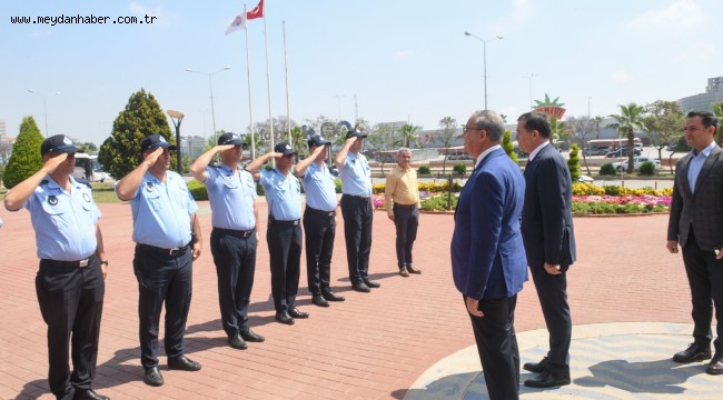 Vali Su'dan Başkan Özyiğit'e veda ziyareti